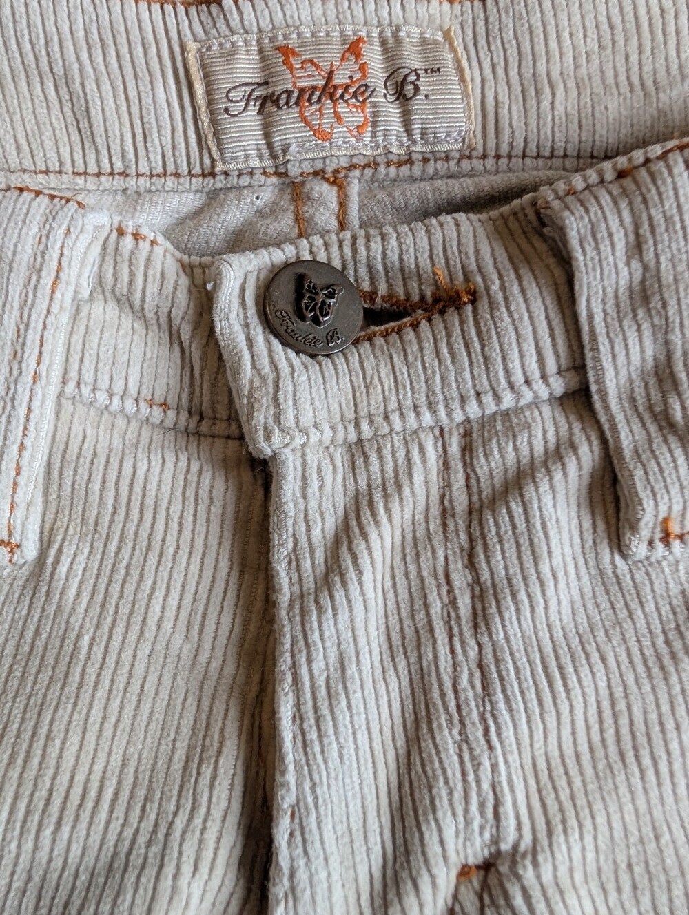 Frankie B. RARE Corduroy Heart Pocket Sz. 2 - Picture 6 of 9